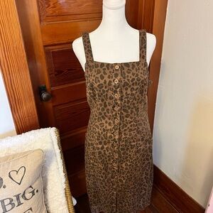 Level 99 Brown Leopard Print Top